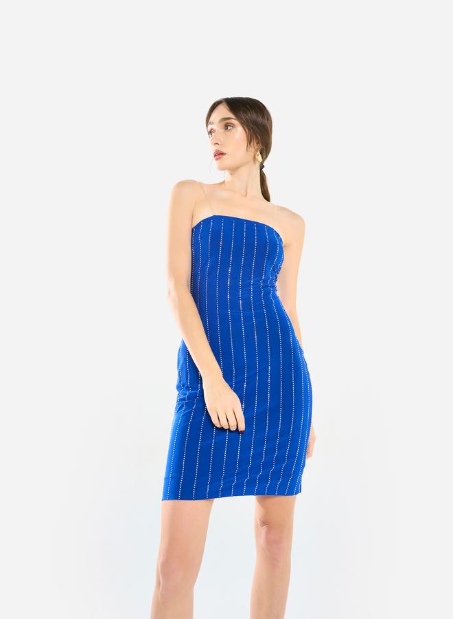 House of Moda Women Embellished Bandeau Mini Dress - Image 3